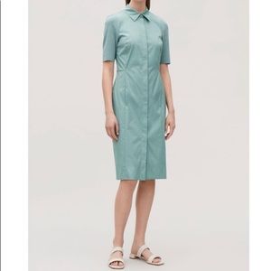 COS mint shirt dress